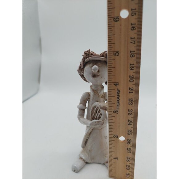 Dino Bencini Italy Art Sculpture Signed Figurine Tennis Player 5” - Picture 9 of 9